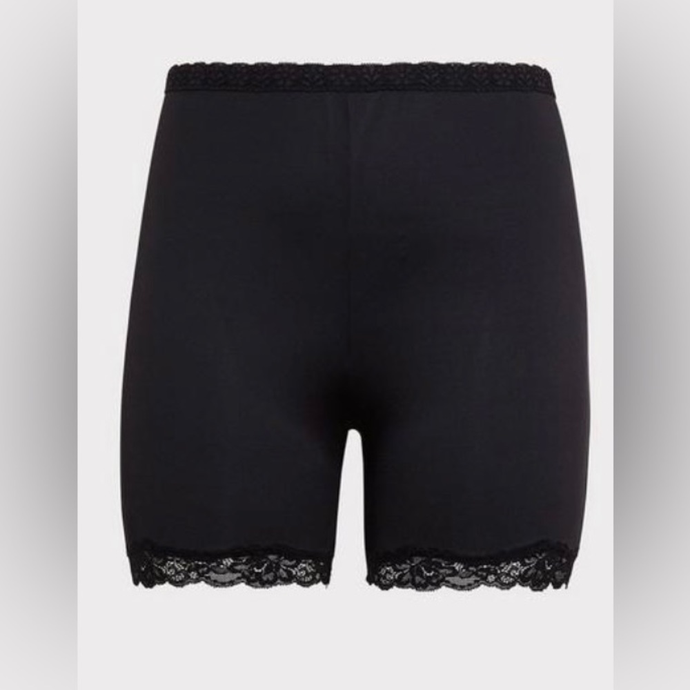 🆕❤️Torrid- Microfiber High-Rise Bike Short Panty in Black NWOT - Picture 4 of 11